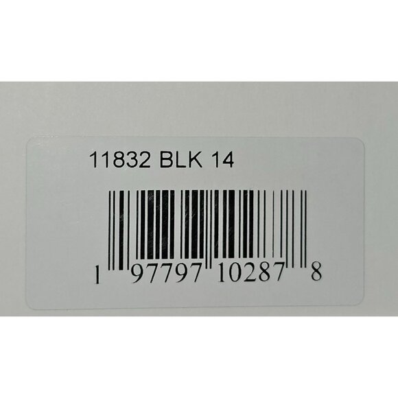 NWT Mac Duggal Women's Black Taffeta Ballgown 3D Rhinestone Flower Size 14 2809 - Picture 15 of 16